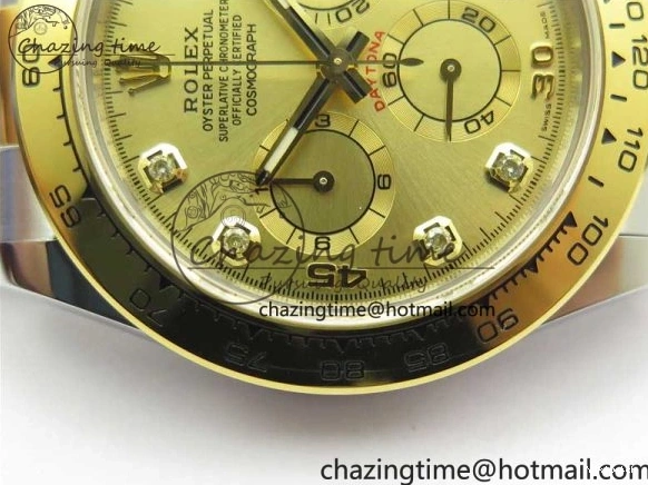 116508 SA4130 YG Case Best SS Bracelet YG Noob SS Dial Crystal 904L Daytona YG 1:1 Edition and 0109